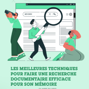 Couverture ebook Techniques de recherche documentaire